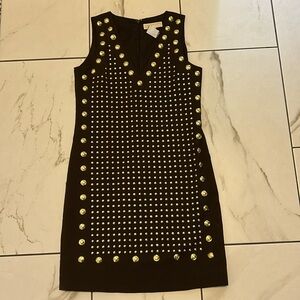 Studded v neck Michael Kors dress